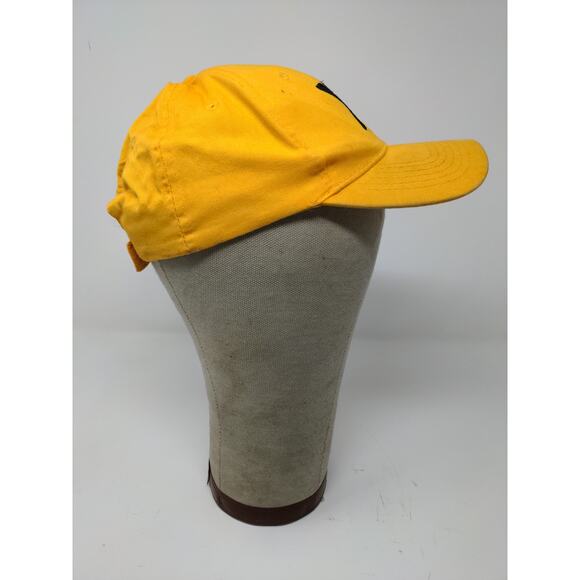 Youth Boys YMCA Strapback Hat Adjustable Embroidered Logo Yellow Cap - Picture 5 of 11